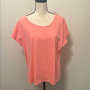 Fresh Produce Coral Short Sleeve Top